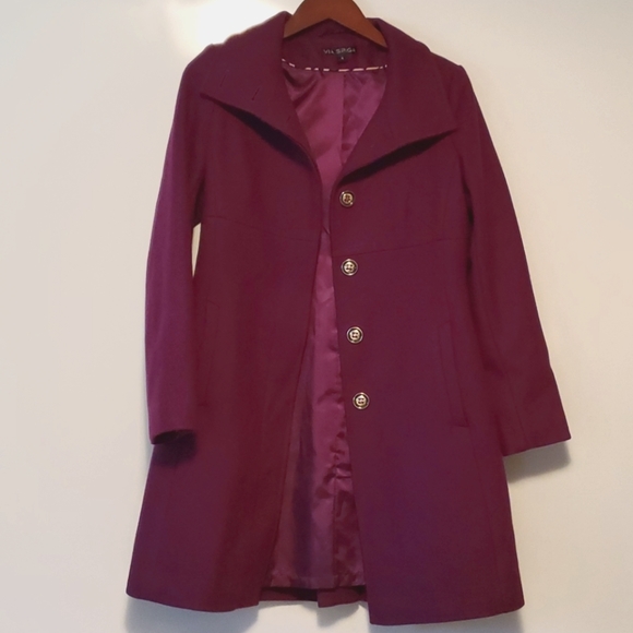 Via Spiga Wool Coat size 4 - Picture 1 of 4